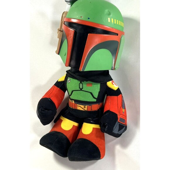 Star Wars Rocket Launching Boba Fett Feature Plush 12" Tall Figure - Picture 3 of 14
